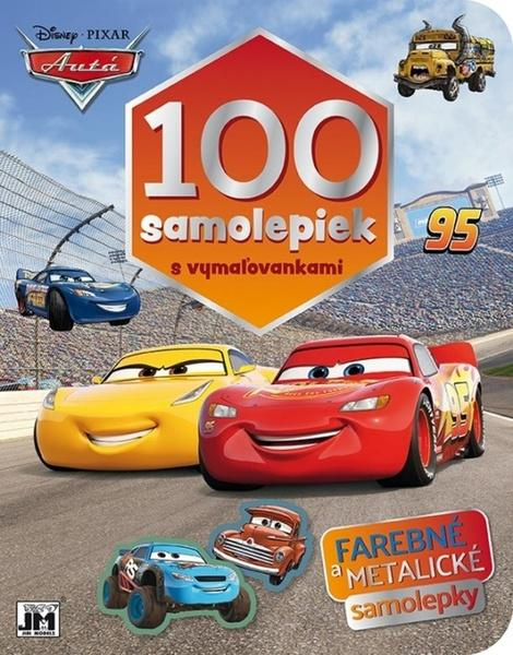 100 samolepiek s vymaľovankami Autá -  Autor Neuveden