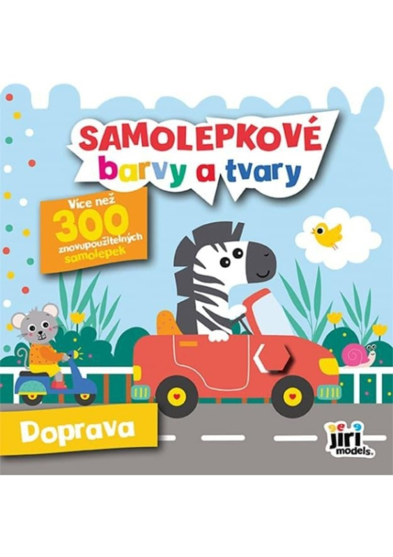Samolepkové barvy a tvary pro nejmenší - Doprava