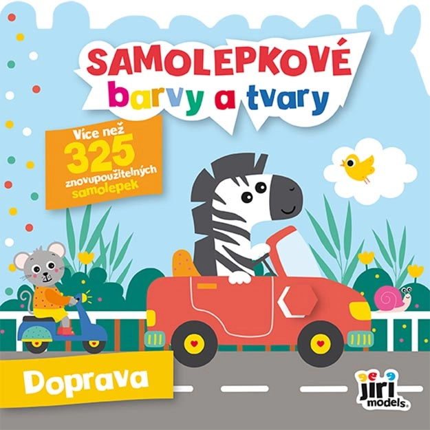 Samolepkové barvy a tvary pro nejmenší - Doprava