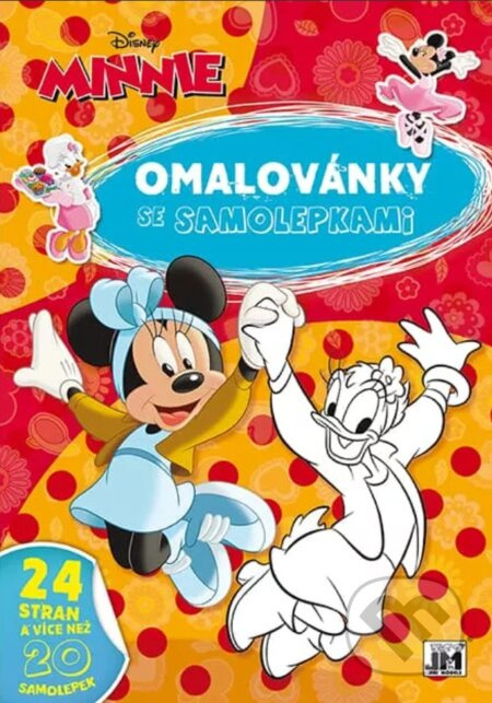 Vymaľovanky so samolepkami Minnie - kniha z kategorie Omalovánky