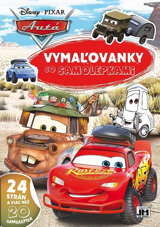 Omalovánka A4+ CARS se samolepkami