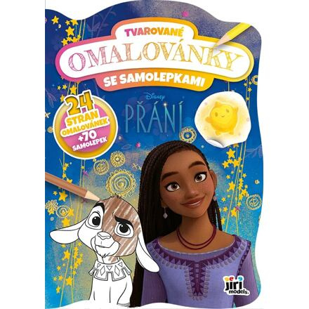Tvarované omalovánky - Přání