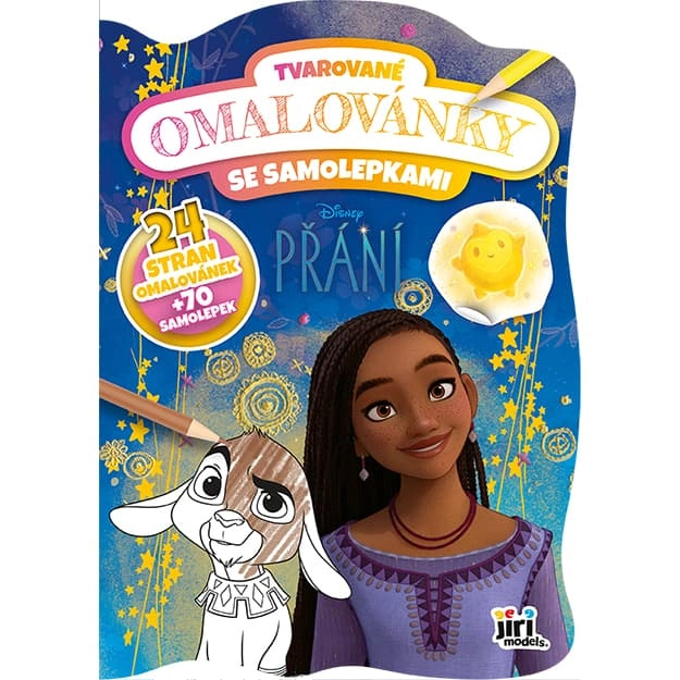 Tvarované omalovánky - Přání