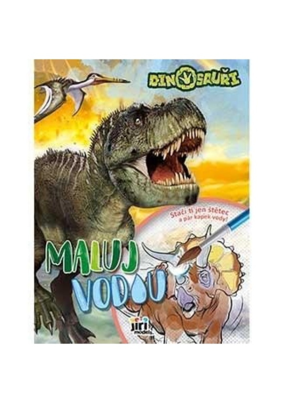 Maluj vodou A4 - Dinosauři