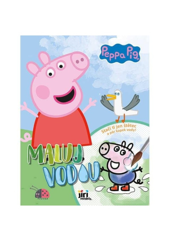 Maluj vodou A4 - Prasátko Peppa