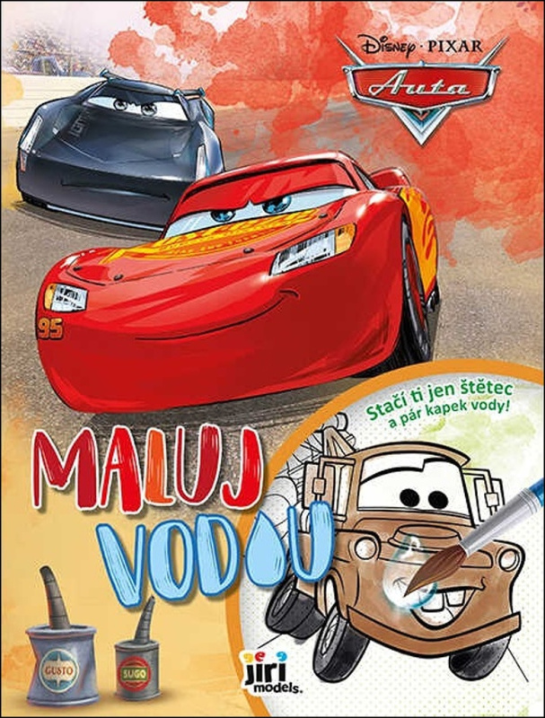Maluj vodou A4 - Auta