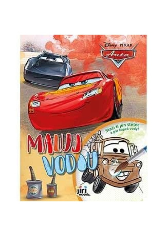 Maluj vodou A4 - Auta