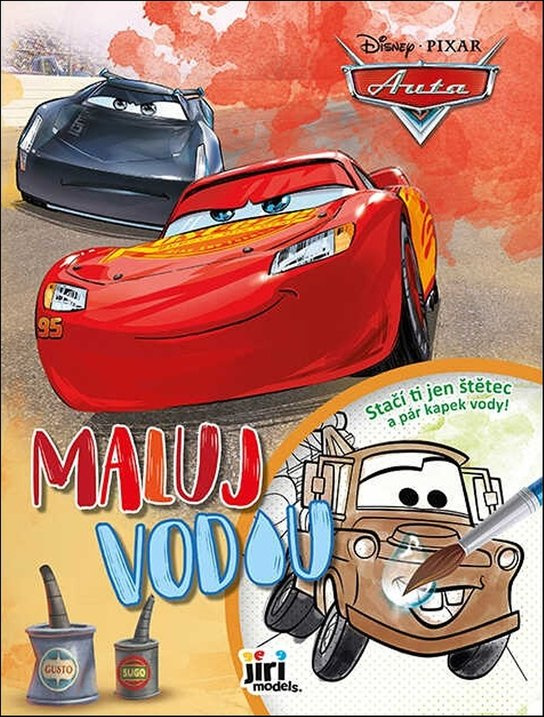 Maluj vodou A4 - Auta