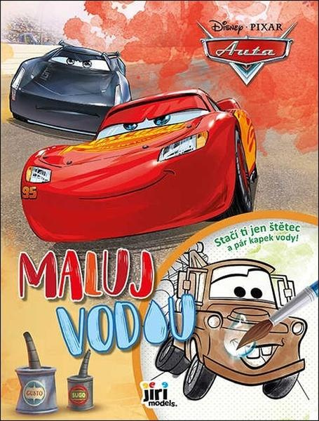 Maluj vodou A4 - Auta