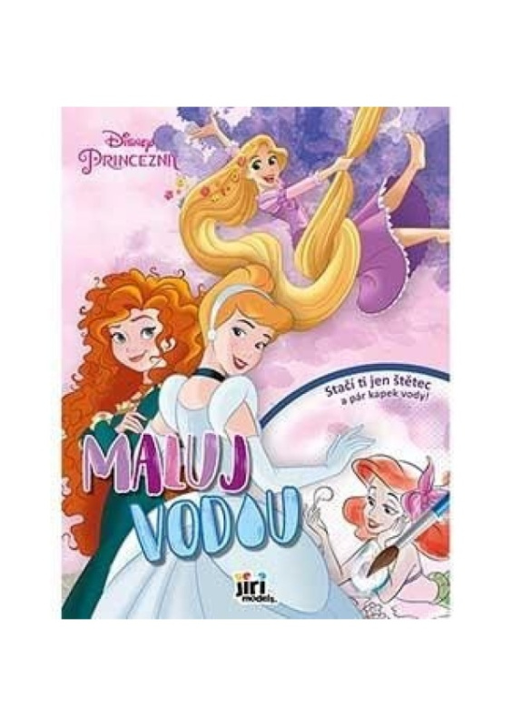 Maluj vodou A4 - Disney Princezny