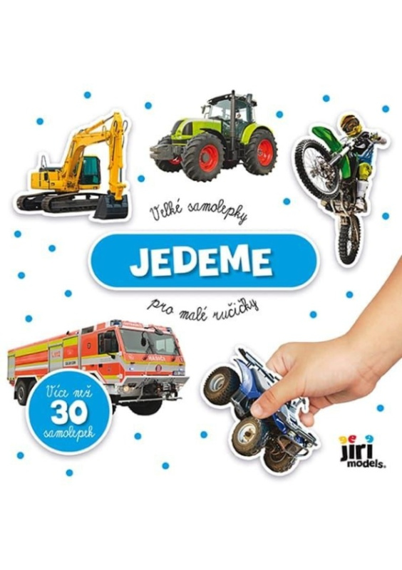 Velké samolepky pro malé ručičky - Jedeme!