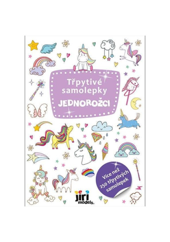 Třpytivé samolepky - Jednorožci