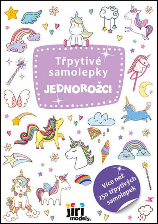 Třpytivé samolepky - Jednorožci