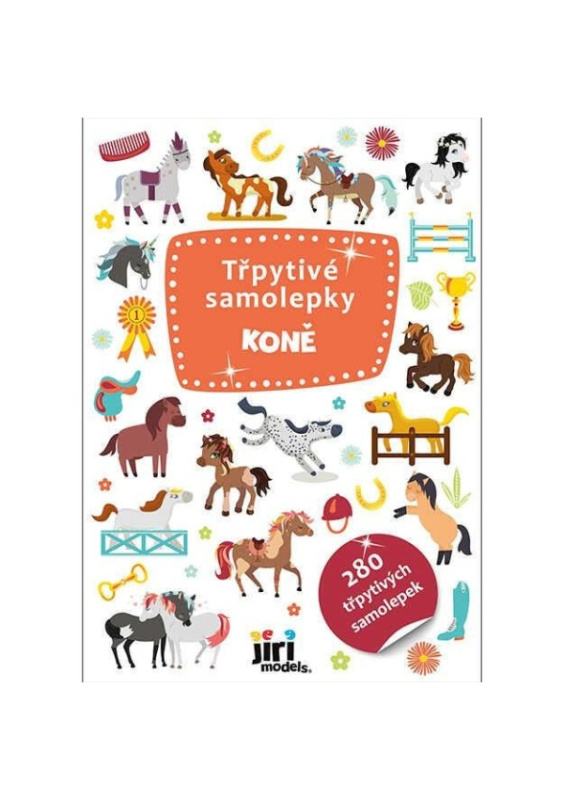 Třpytivé samolepky - Koně
