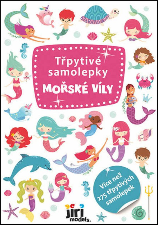 Třpytivé samolepky - Mořské víly