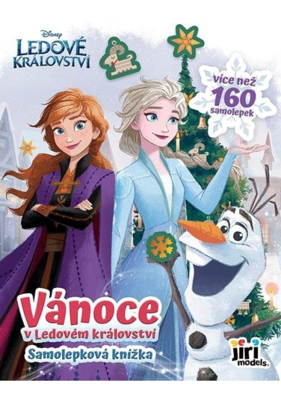 Samolepková knížka Vánoce v Ledovém království