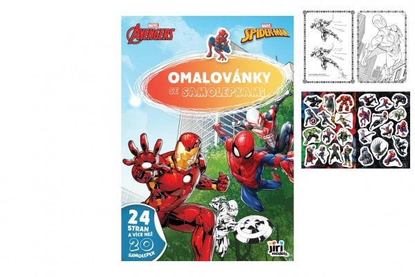 Jiri Models Omalovánky A4 se samolepkami Prasátko Peppa