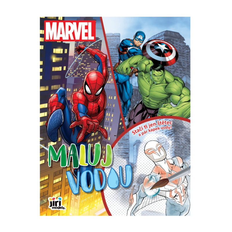 Maluj vodou A4 - Marvel