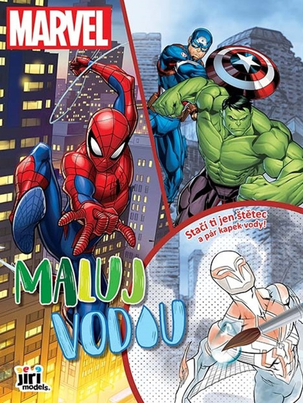 Maluj vodou A4 - Marvel
