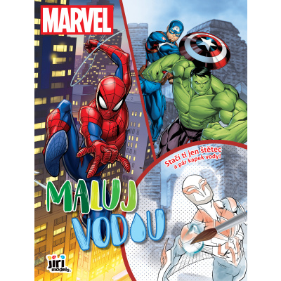 Maluj vodou A4 - Marvel