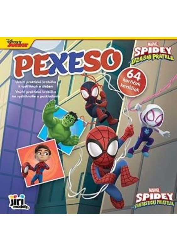 JM Pexeso v sešitu Spidey