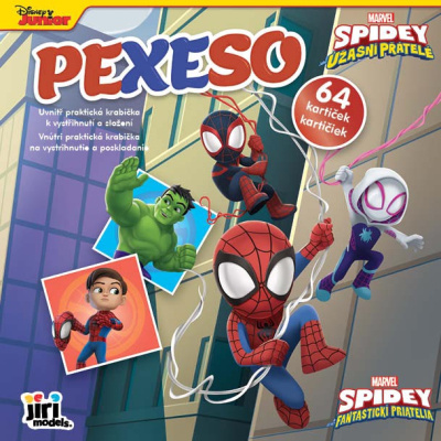 JM Pexeso v sešitu Spidey