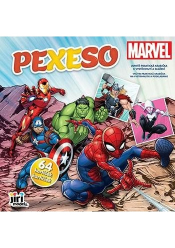 Pexeso s Marvel hrdiny v sešitu