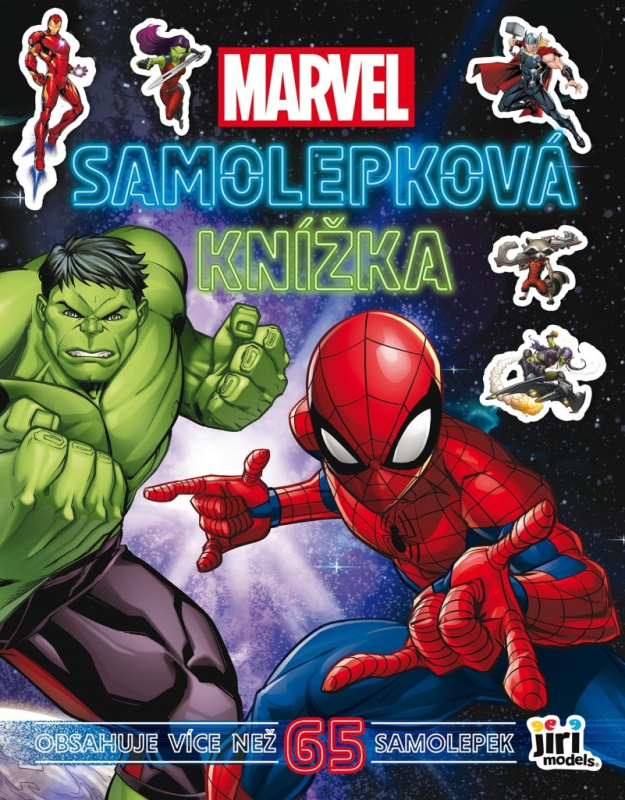Samolepková knížka Marvel JIRI MODELS a. s.