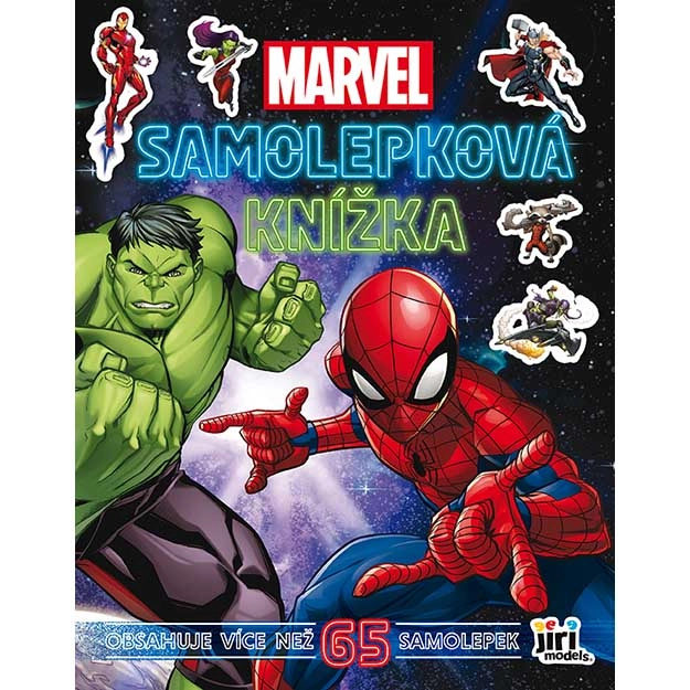 Samolepková knížka Marvel JIRI MODELS a. s.
