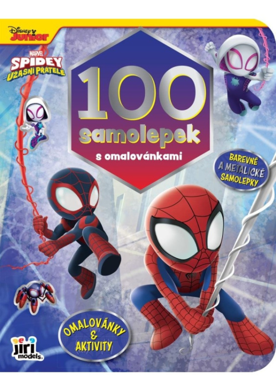 Spidey - 100 samolepek s omalovánkami JIRI MODELS a. s.