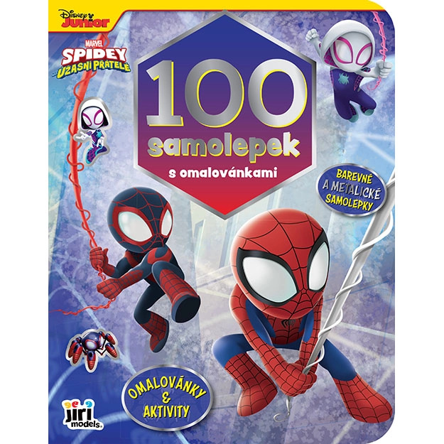 Spidey - 100 samolepek s omalovánkami JIRI MODELS a. s.