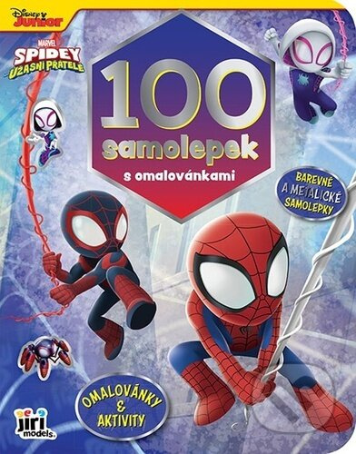 Spidey - 100 samolepek s omalovánkami JIRI MODELS a. s.