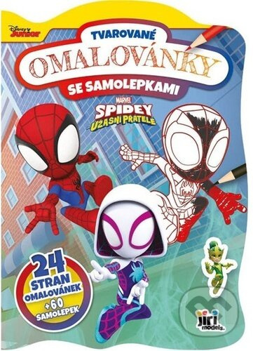 Spidey - Tvarované omalovánky se samolepkami JIRI MODELS a. s.