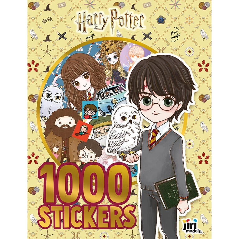 1000 samolepek v sešitu: Harry Potter - kniha z kategorie Samolepky