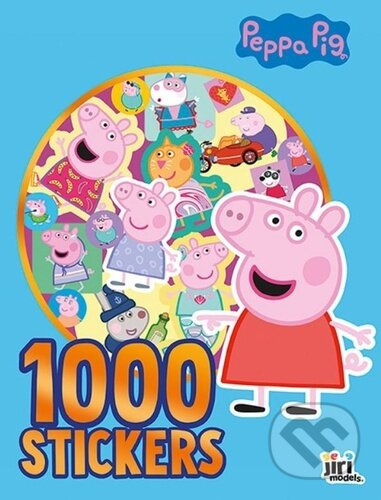 1000 samolepek v sešitu Prasátko Peppa