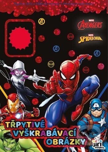 Třpytivé vyškrabávací obrázky Marvel
