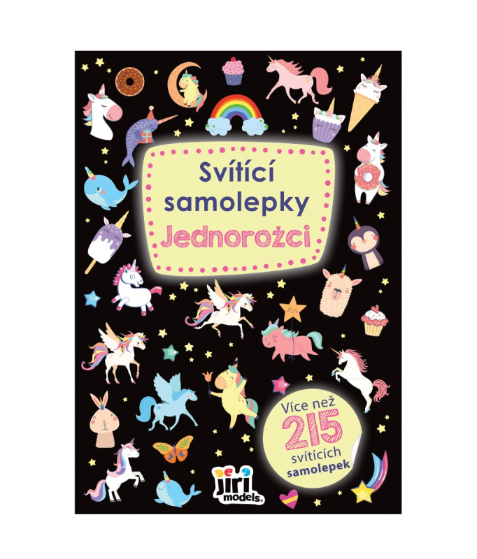 Svítící samolepky Jednorožci