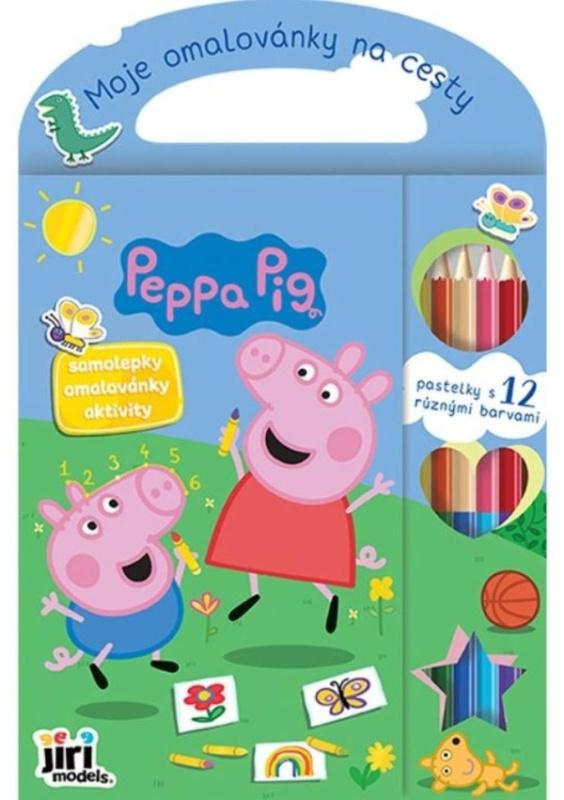 Moje omalovánky na cesty Prasátko Peppa