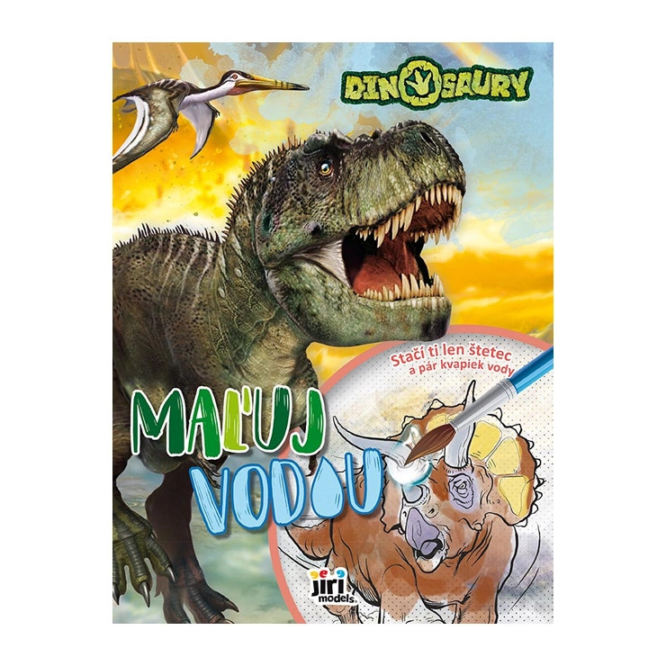 maxi maluj vodou dinosaury – kouzelné vodní omalovánky