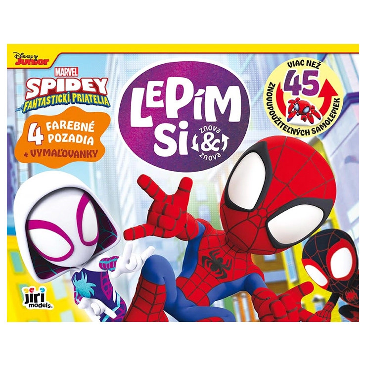 Lepím si znova - Spidey (viac než 50 znovupoužiteľných samolepiek) - kniha z kategorie Samolepky