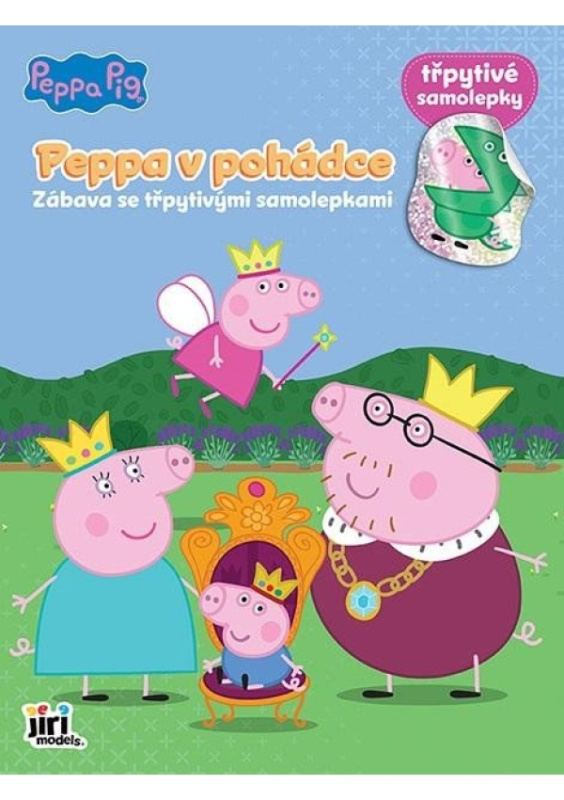 Zábava se třpytivými samolepkami Prasátko Peppa