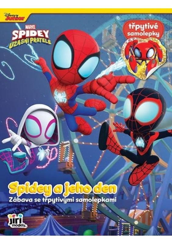 Zábava se třpytivými samolepkami Spidey