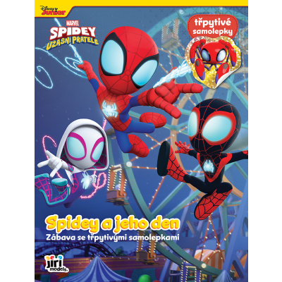 Zábava se třpytivými samolepkami Spidey