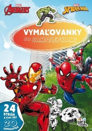 Vymaľovanky A4+ - Marvel - kniha z kategorie Omalovánky