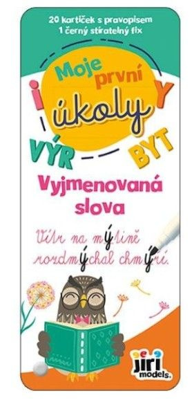 Moje první úkoly-Vyjmenovaná slova