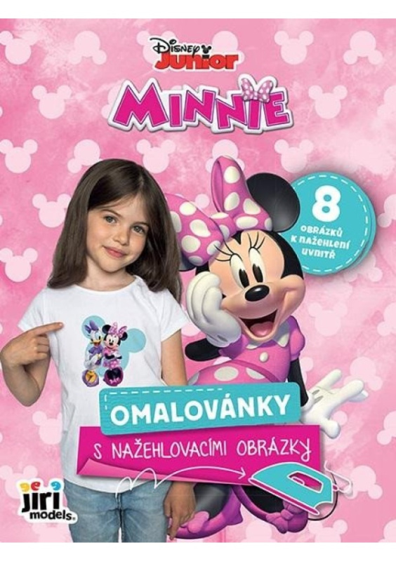 Omalovánka s nažehlovacími obrázky Minnie