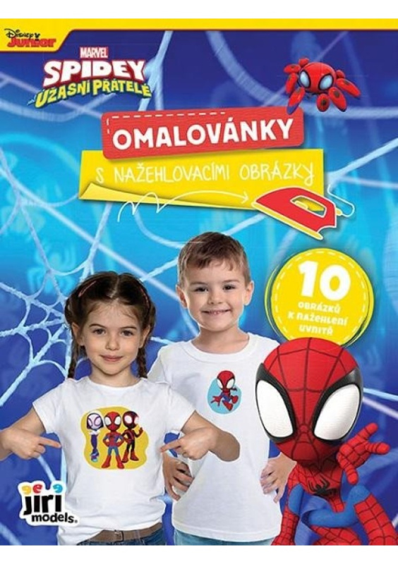 Omalovánky s nažehlovacími obrázky Spidey