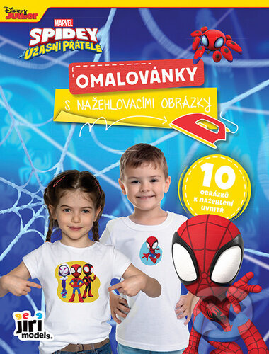Omalovánky s nažehlovacími obrázky Spidey