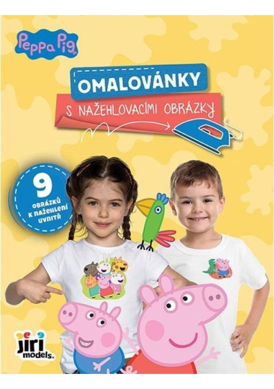 Jiri Models Omalovánky s nažehlovacími obrázky prasátko Peppa Pig