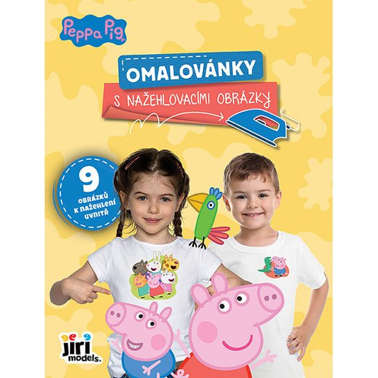 Jiri Models Omalovánky s nažehlovacími obrázky prasátko Peppa Pig